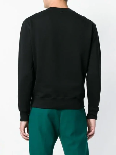 Shop Ami Alexandre Mattiussi Small Ami Sweatshirt In Black