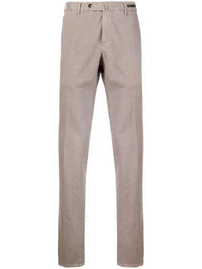 Shop Belstaff Straight Leg Trousers In Neutrals