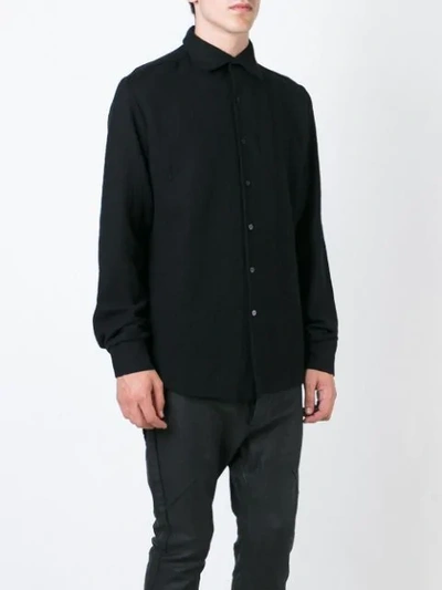 Shop Cedric Jacquemyn High Low Hem Shirt In Black