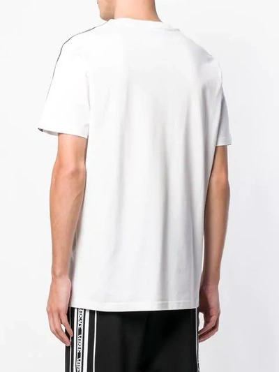 Shop Versus Logo Stripe T-shirt In White