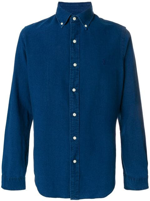 ralph lauren denim long sleeve shirt