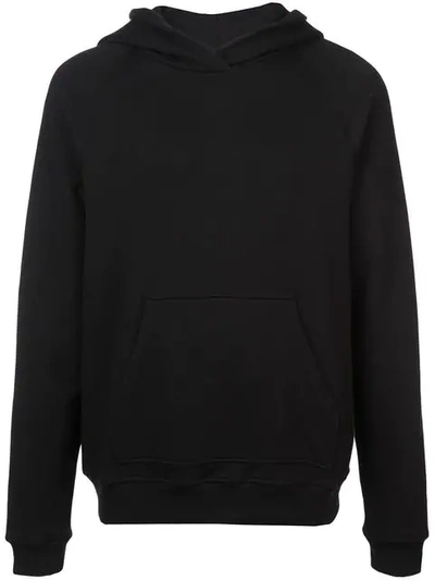 Shop John Elliott Fine Knit Hoodie In Black