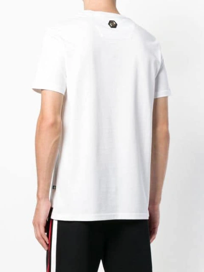 Shop Philipp Plein Print T-shirt - White