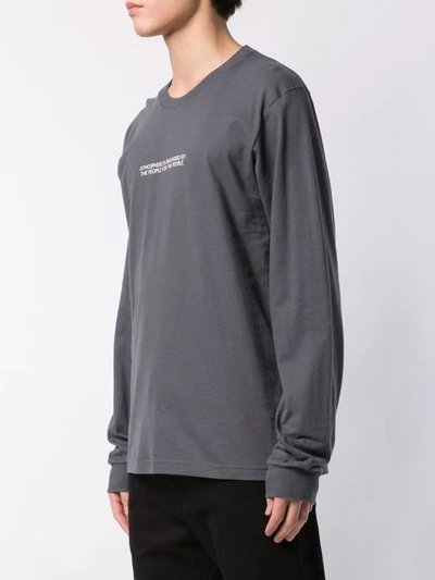 Shop Geo End Sweatshirt In Grey