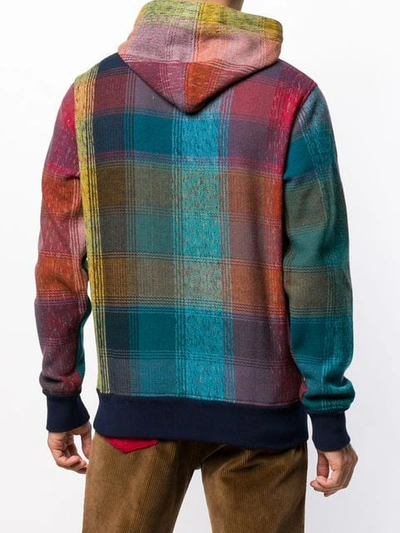 Shop Missoni Checked Logo Hoodie In Pink