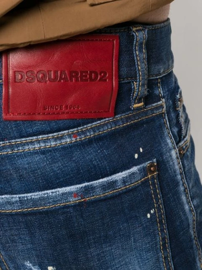 Shop Dsquared2 Spray Cool Guy Jeans In Blue