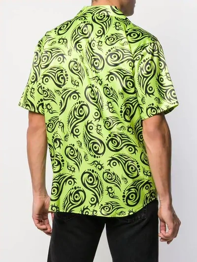 Shop Sss World Corp Hawaiian Short Sleeve Shirt In Green