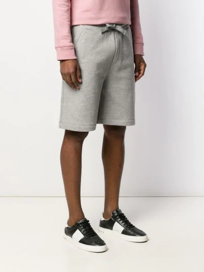 Shop Valentino Rockstud Shorts In Grey