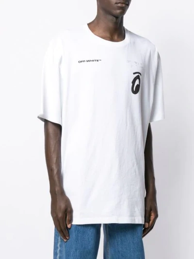 Shop Off-white Printed T-shirt In White