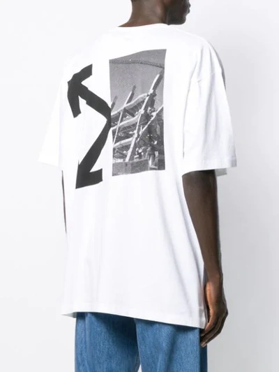 Shop Off-white Printed T-shirt In White