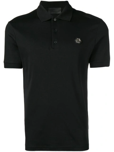 Shop Philipp Plein Classic Polo Shirts In Black