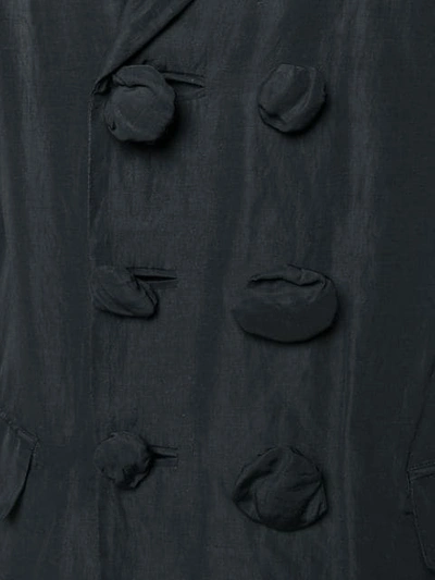 Pre-owned Yohji Yamamoto Vintage 1990's Oversized Button Jacket In Black