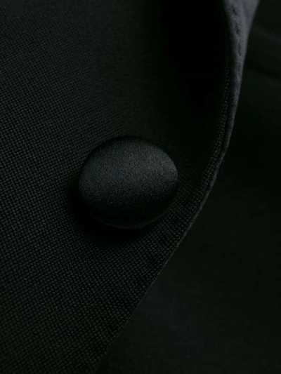 Shop Alexander Mcqueen Front Fastening Blazer In Black