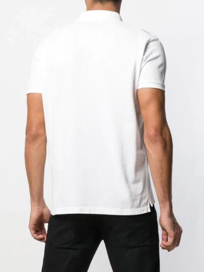 Shop Dsquared2 Logo Patch Polo Shirt In White