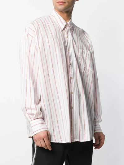 Shop Our Legacy Striped Shirt In White