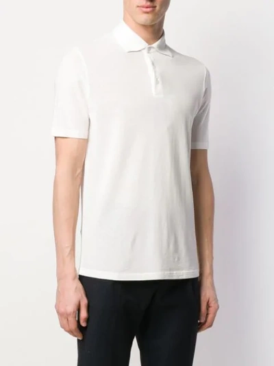 Dell'oglio Slim Polo T-shirt In White