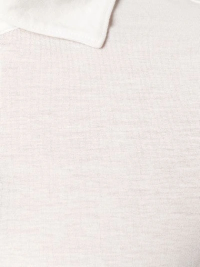 Dell'oglio Slim Polo T-shirt In White