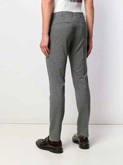 Shop Pt01 Skinny Fit Trousers In Grey