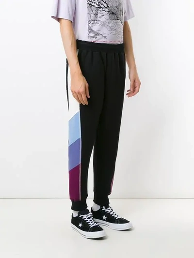 Shop Àlg Contrast Stripe Track Pants In Multicolour