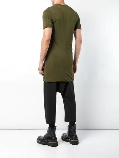 Shop Rick Owens Short Sleeved T-shirt - Green
