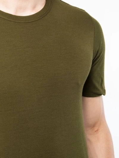 Shop Rick Owens Short Sleeved T-shirt - Green