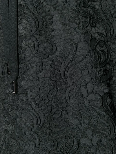 Shop Dolce & Gabbana Jacquard-kapuzenpullover In N0000 Black