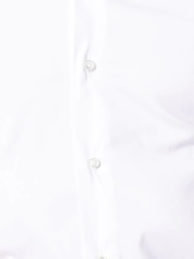 Shop Barba Spread Collar Shirt - White