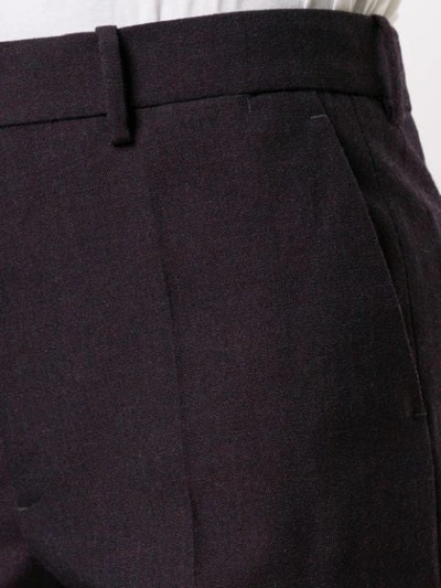 Shop Namacheko Tailored Trousers With Oval Hem In Purple