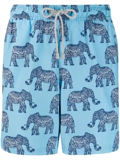Shop Bluemint Kandula Print Swim Shorts In Blue