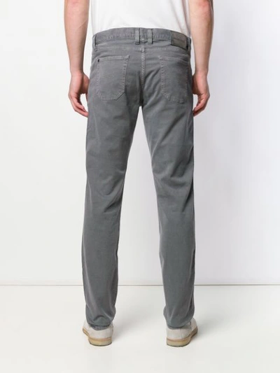 Shop Jeckerson Straight Leg Trousers - Grey