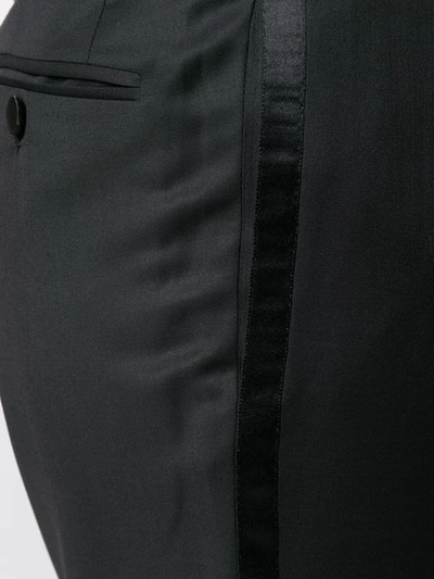 Shop Kiton Classic Dinner Suit In Black