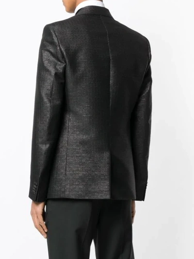 Shop Givenchy 4g Pattern Suit Jacket In Black