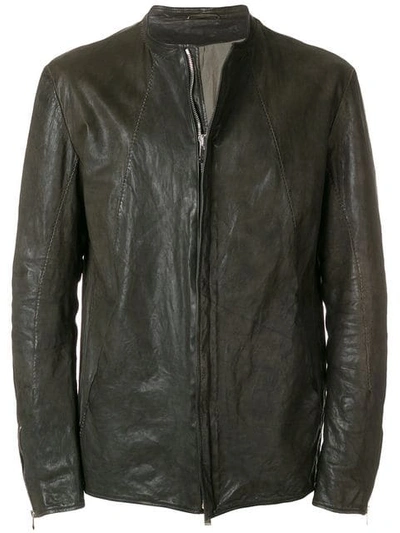 Shop Incarnation Leather Jacket - Grey