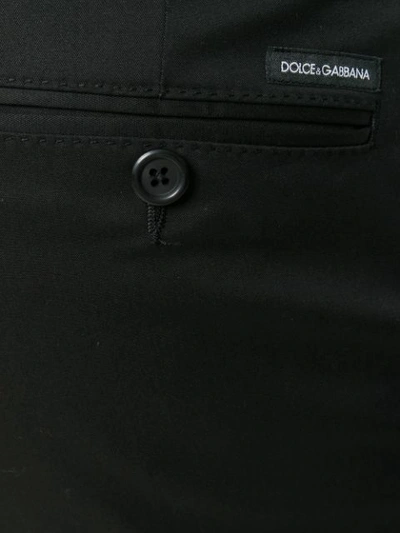 Shop Dolce & Gabbana Slim-fit Bermuda Shorts In Black