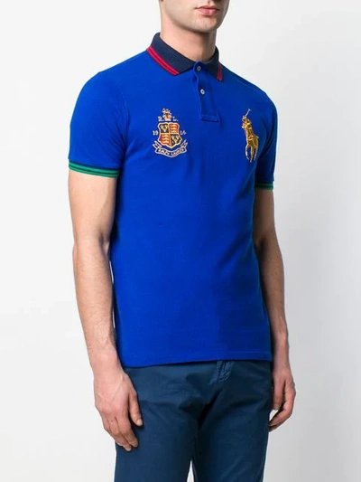 Shop Polo Ralph Lauren Crest In Blue