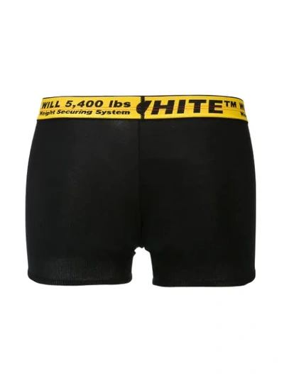 Shop Off-white Three-pack Boxer Briefs In Black Yellow