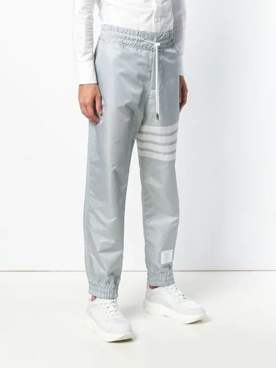 Shop Thom Browne 4-bar Relaxed Fit Track Pants In Grey