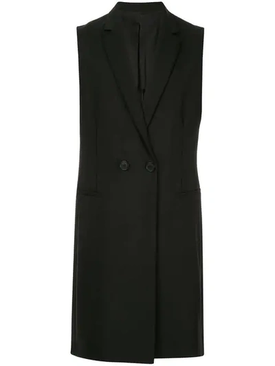 Shop Alyx Long Waistcoat In Black