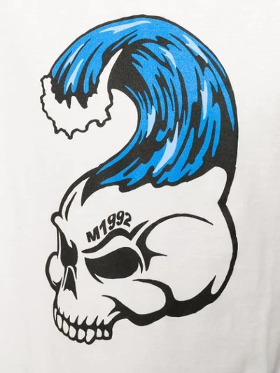 Shop M1992 Skull Print T In White