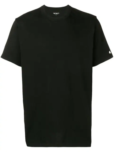 Shop Carhartt Crew-neck T-shirt In Black