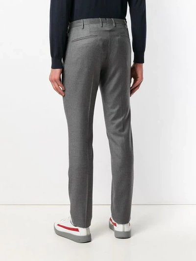 Shop Incotex Tailored Trousers In 911 Mid Grey