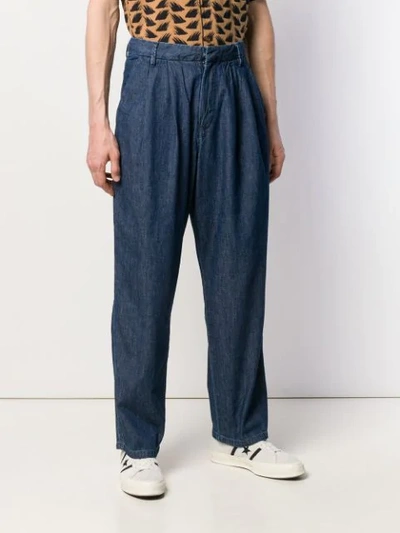 LEVI'S: MADE & CRAFTED LOOSE FIT TROUSERS - 蓝色