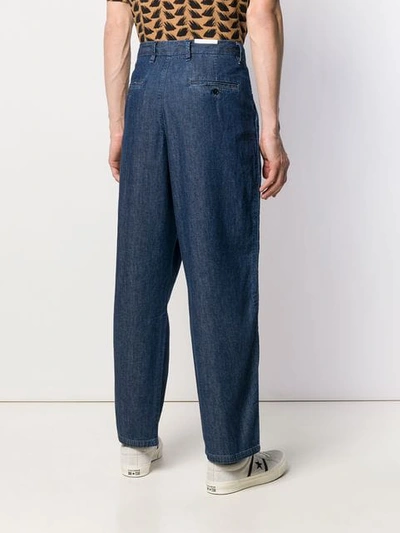 Shop Levi's Loose Fit Trousers In Blue