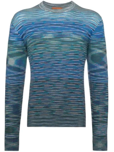 Shop Missoni Fine Knit Sweater - Blue