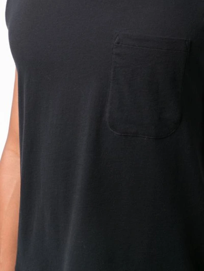 Shop Ann Demeulemeester Pocket Tank - Black