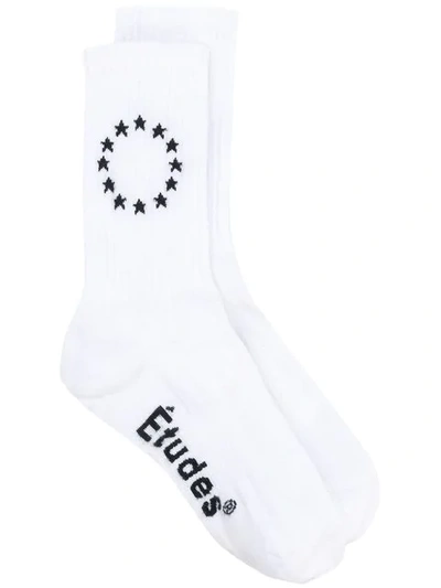 Shop Etudes Studio Member Europa Socks In White