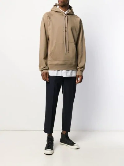 NEIL BARRETT CROPPED TROUSERS - 蓝色