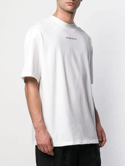 Shop Ih Nom Uh Nit David Bowie Print T-shirt In White