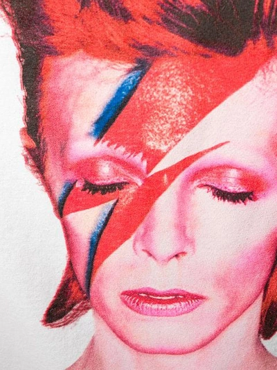Ih Nom Uh Nit Bowie Flash Print White Cotton T-shirt In White