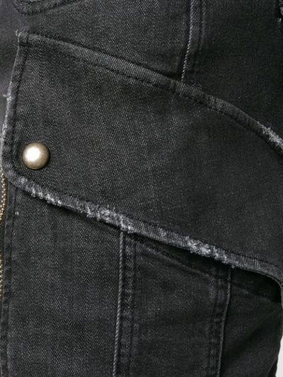 Shop Faith Connexion Zipped Pocket Skinny Jeans - Black